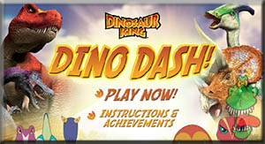 Jogo do Dinosauro Rei: Donald Dino Dash